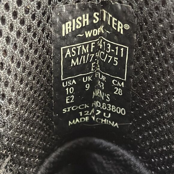 Red Wing Irish Setter Ultra Dry Waterproof Steel Toe Work Boots Size 10 E2 - Picture 4 of 17